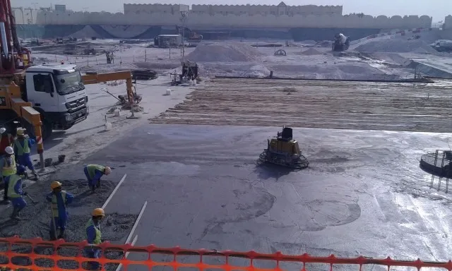 صب الخرسانة بالمضخة، قطر