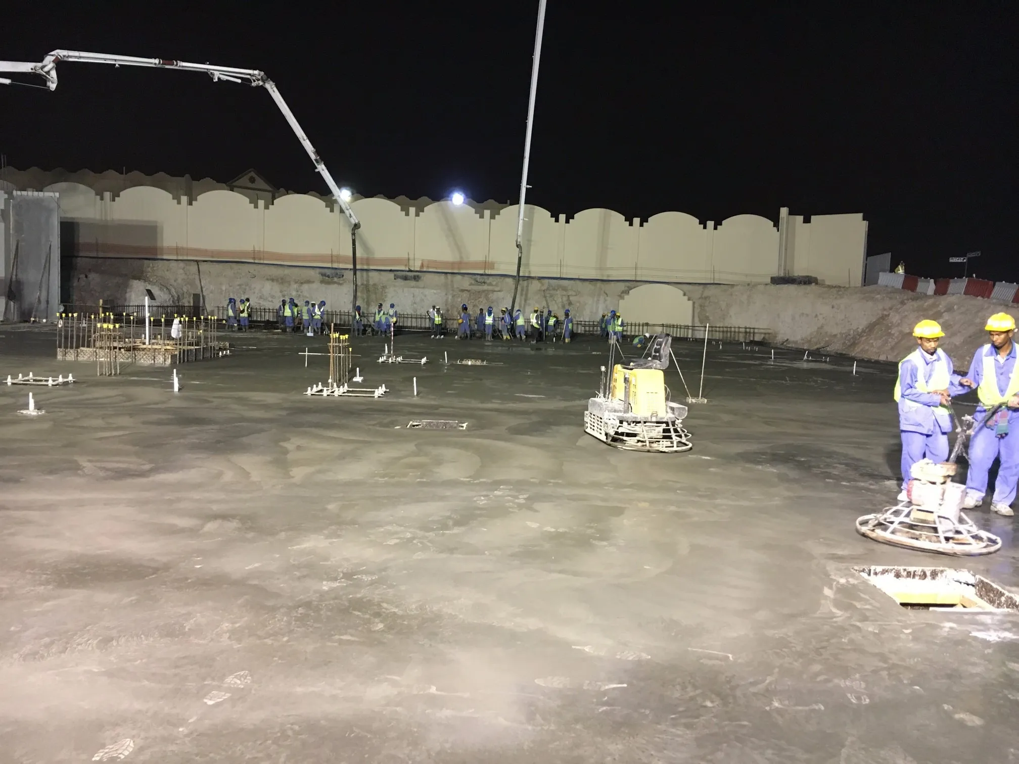 صب الخرسانة بالمضخة، قطر
