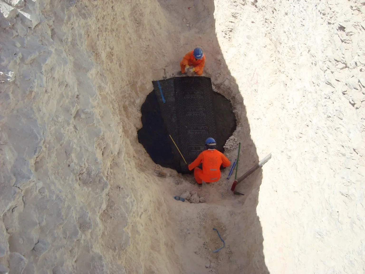 Waterproofing membrane for underground structures, Qatar
