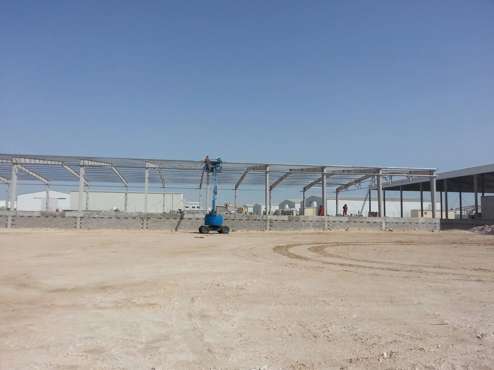 تركيب هيكل حديدي بإطارات بوابية، قطر