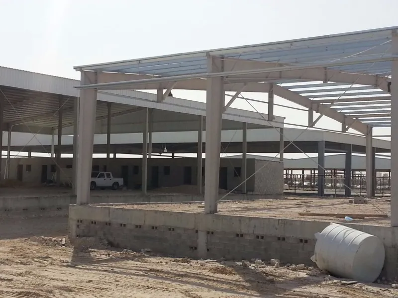 تركيب هيكل حديدي بإطارات بوابية، قطر