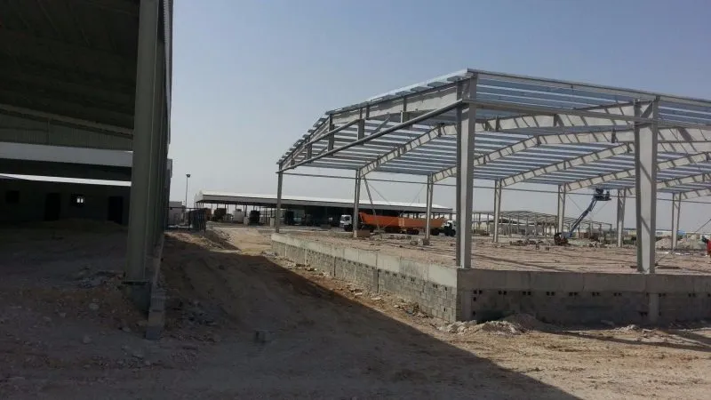 تركيب هيكل حديدي بإطارات بوابية، قطر