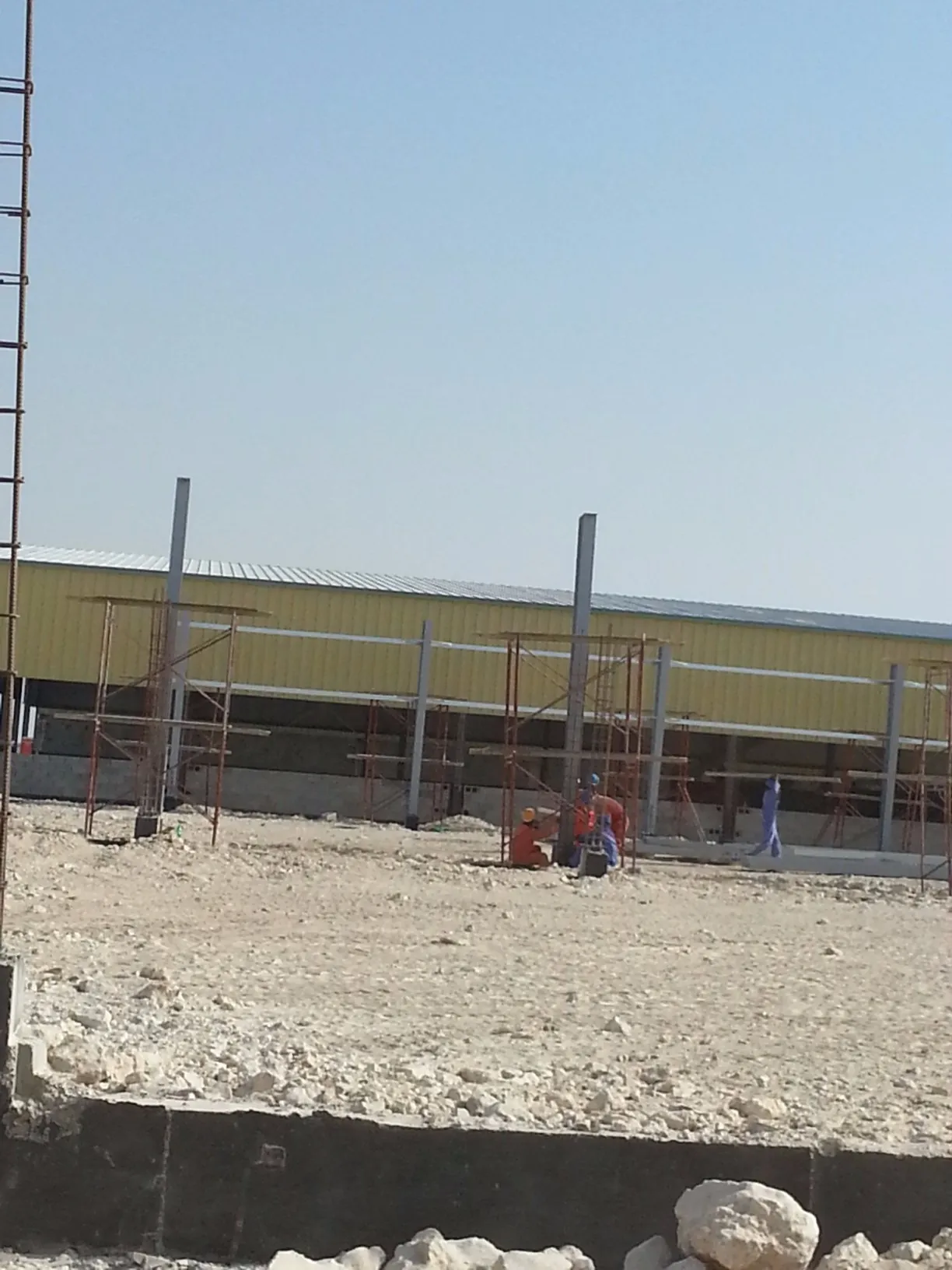 تركيب هيكل حديدي بإطارات بوابية، قطر